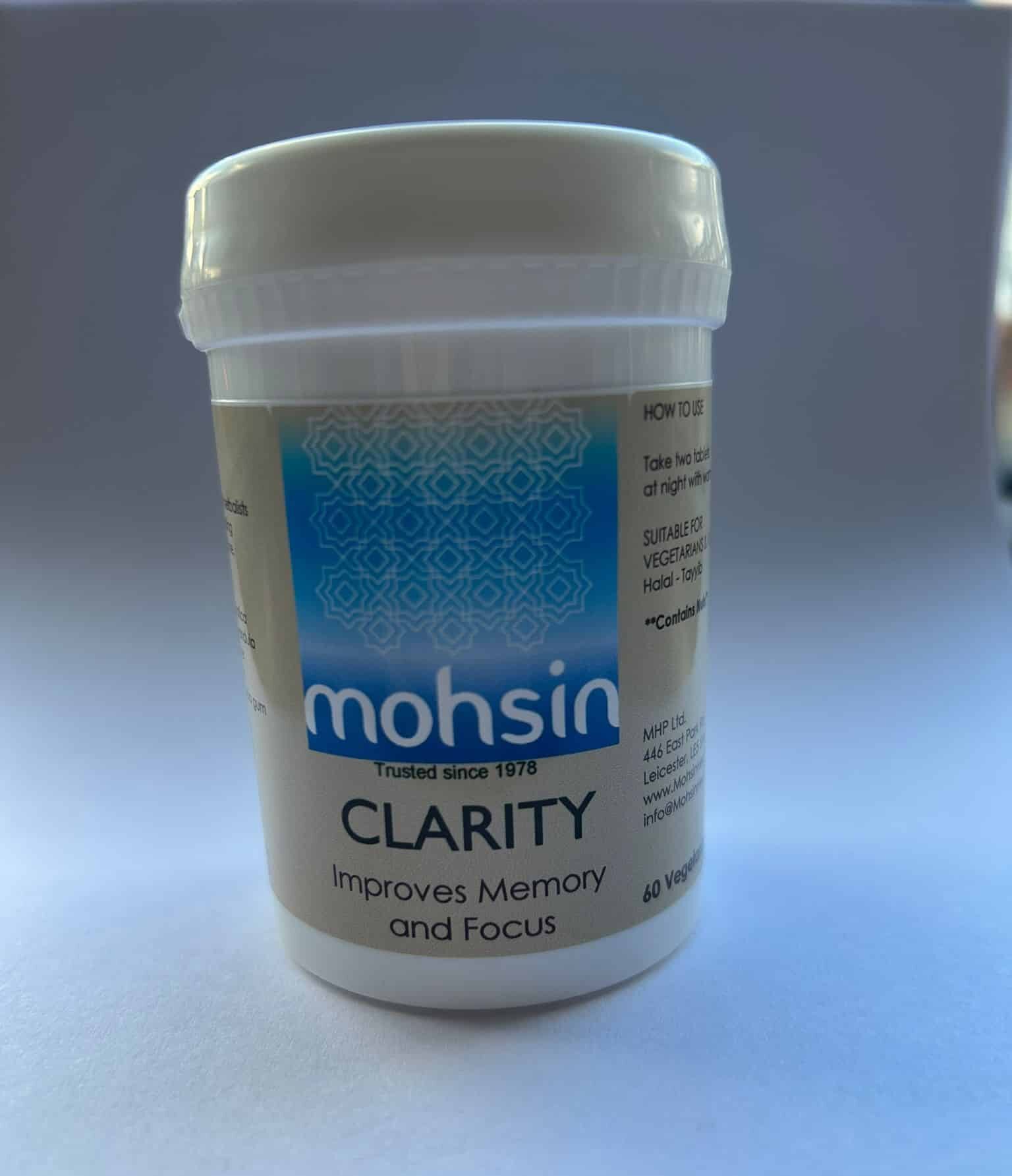 Mohsin Clarity Tablets | Improve Memory & Focus